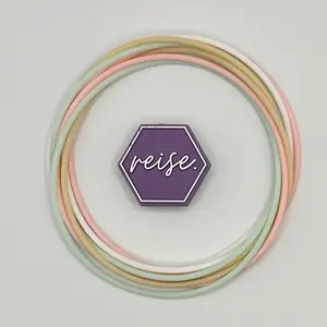 "Ice Cream Shoppe” / Silicone Stacking Bracelets / Specialty Color Stack