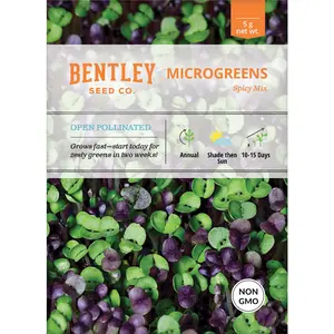 Microgreens, Spicy Mix Seed Packets