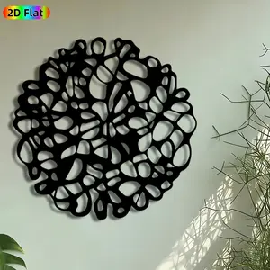 1pc Abstract Cluster Metal Wall Art, Organic Mosaic Statue Mural, Intricate Craftsmanship, Artistic Metalwork, Perfect for Housewarming, Anniversary Decor, Perfect for Living Room Studio Patio Wall Decor, Ideal Gift for Modern Art Enthusiasts.