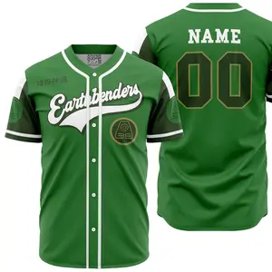 Personalized Earthbenders Avatar Baseball Jersey