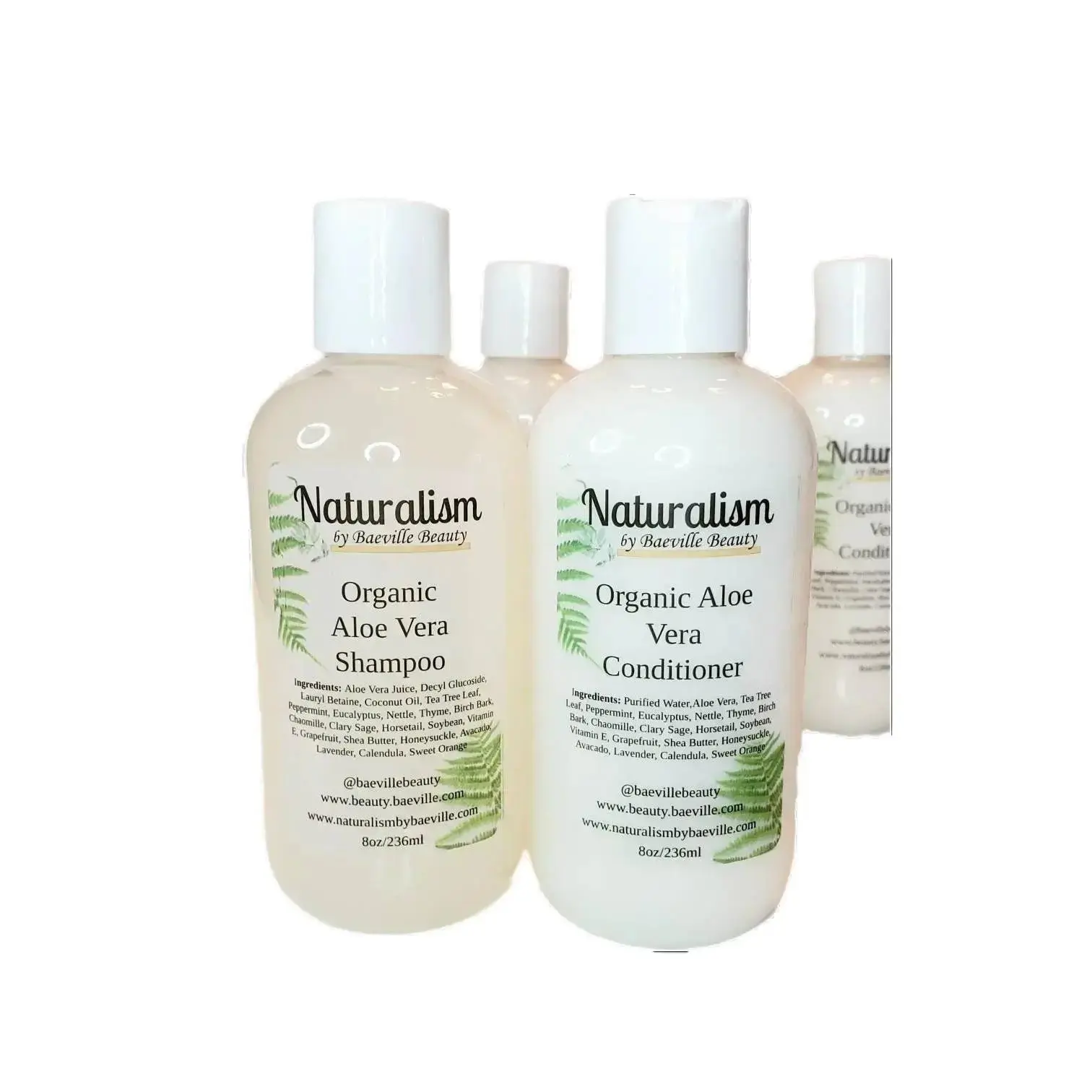 Aloe Vera Shampoo Conditioner Set Hydrate Haircare