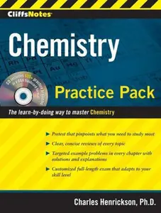 USED-CliffsNotes Chemistry Practice Pack [With CDROM] by Henrickson, Charles (Paperback)