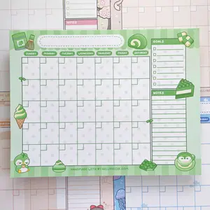 Matcha Lover Penguin Desk Calendar
