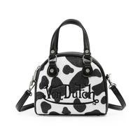 Von Dutch Black & White Cow Print Vegan Pony Hair