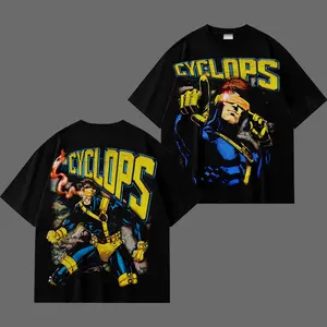 Cyclops Graphic T-Shirt, MCU X-Men Cyclops Comic Tee, Optic Blast Mutant Vintage Graphic Shirt, Scott Summers Retro Comic Streetwear Tee, Oversized MCU Superhero Shirt, Unisex X-Men Streetwear Tee for MCU Fans