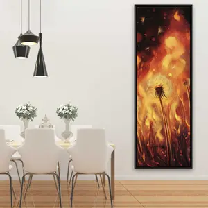 Conscious Sales C1FC2060JKU2TA 20 x 60 in. Dandy Fire - Orange Framed Canvas for Home Decor - Art