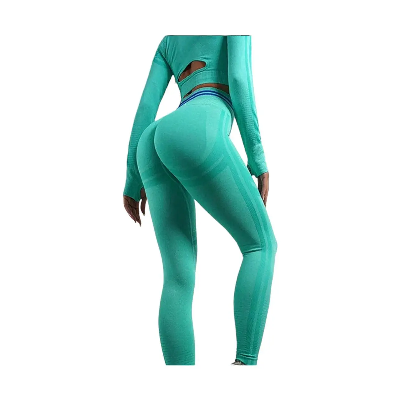 GYMORKA - Infinite Energy Duo SET in Teal (Top & Bottom)
