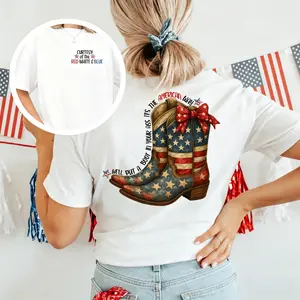 Brought To You Courtesy Of The Red White & Blue, Well Put A Boot In Your Ass Its The American Way T Shirt, Toby Keith Shirt, USA shirt - 2 Sided Pringting Tees - 100% cotton