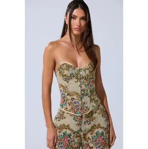 SHINE AWAY BROCADE CORSET