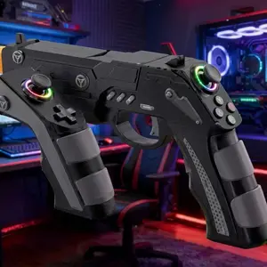 Gamer Controller with RGB Lighting and Ergonomic Design for Enhanced Gaming Experience