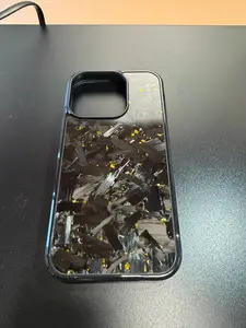 IPhone 15 Pro Case With Gold Flakes