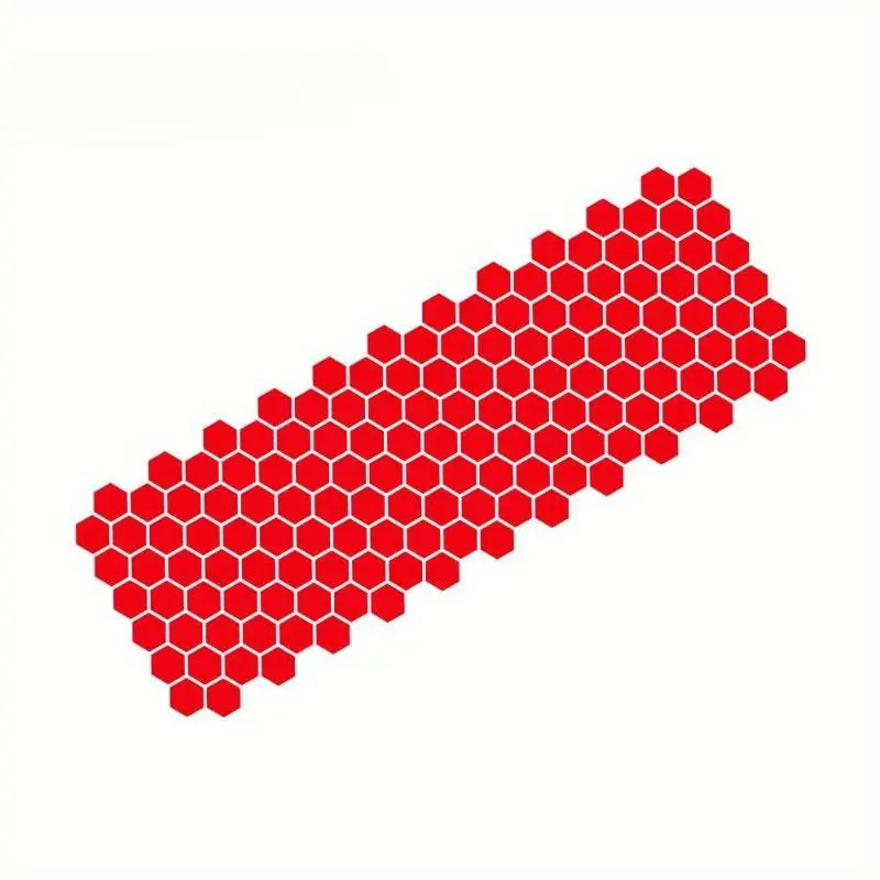 Car Body Sticker, Honeycomb Geometric Pattern Car Body Decals, Creative DIY Decoration Scratches Blocking Waterproof Sunscreen Self-adhesive Decals, Automobile Decals, Decal for Cars