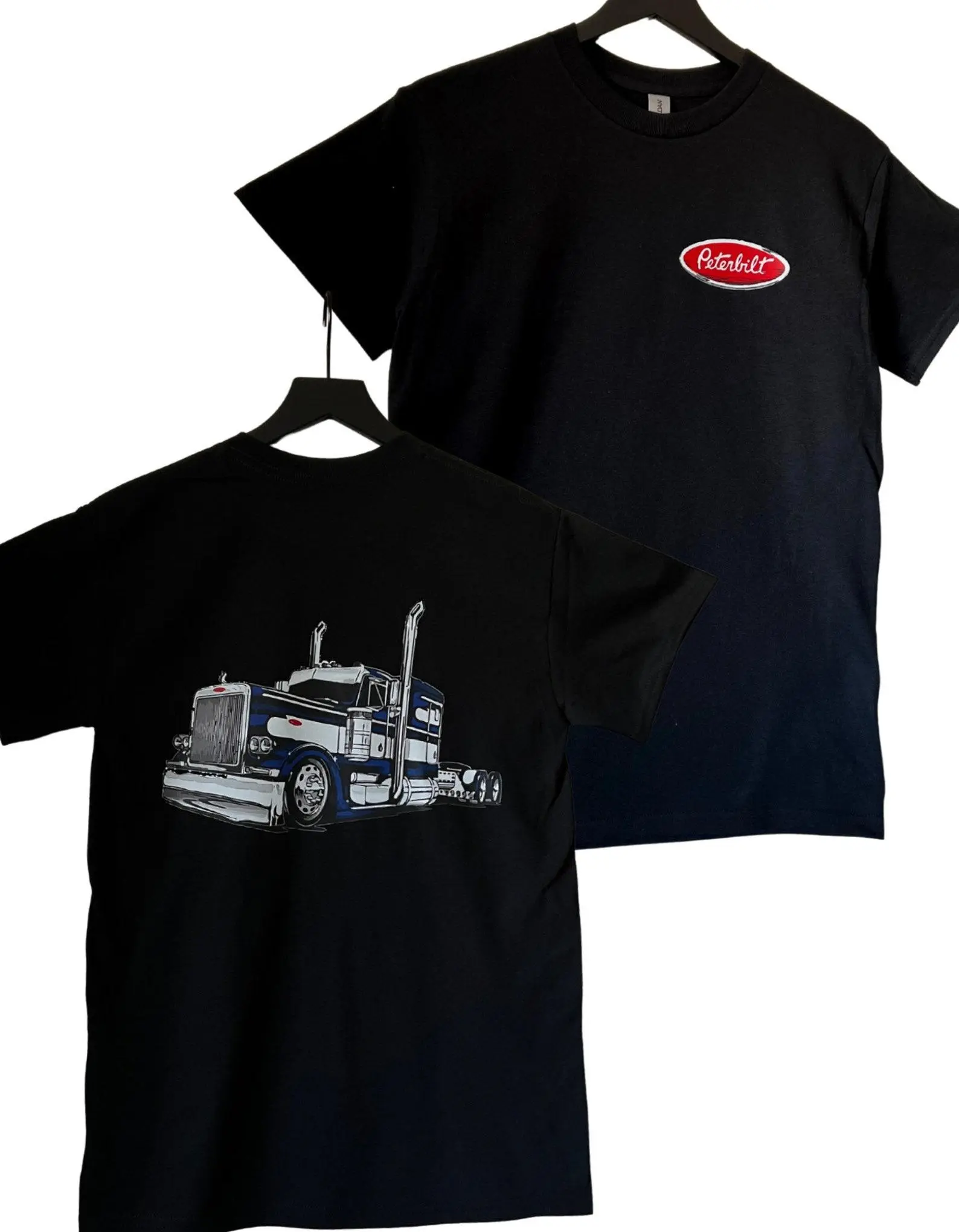 Peterbilt T-Shirt, 18 Wheeler Semi Truck Graphic Tee, Gift For Truck Drivers And Semi Truck Enthusiasts