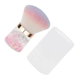 Portable Nail Dust Brush, Soft Loose Powder Brushes for Manicure and Makeup