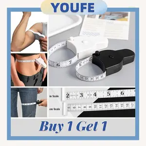 Automatic high-precision measurement rulerfitness ruler, waist circumference, armcircumference, hip circumference, soft rulermulti-function automatic tape measure