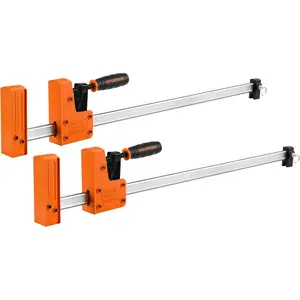 24-inch Bar Clamps, 90 °     Parallel Jaw Bar Clamp Set, 2-pack