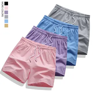 Set of 4 women’s athletic shorts—casual, solid color; suitable for outdoor sports, fitness, running, and casual wear; women’s shorts; summer clothing shorts