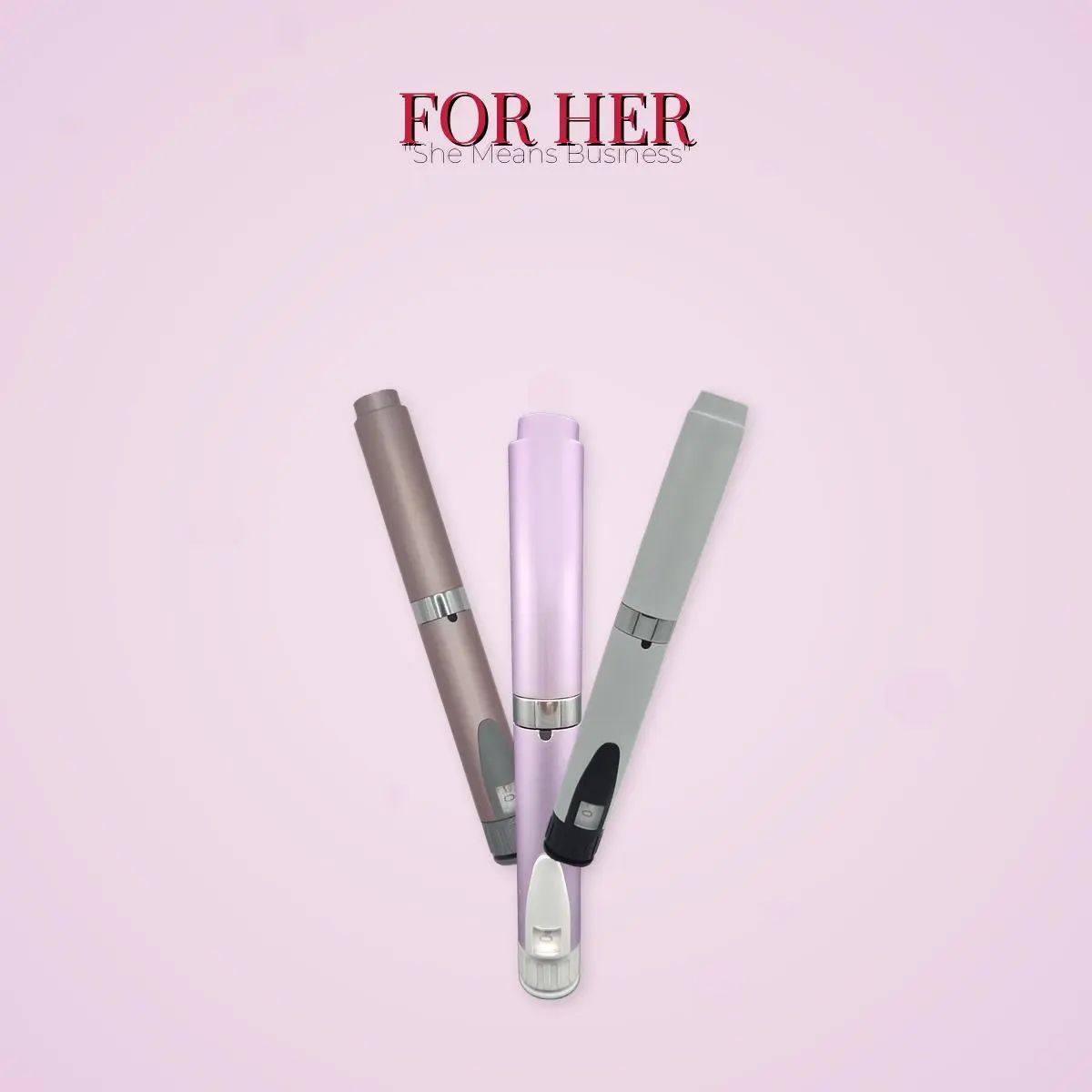 For Her V2 Reusable Pep Pen - Precision Peptide Beauty Tool