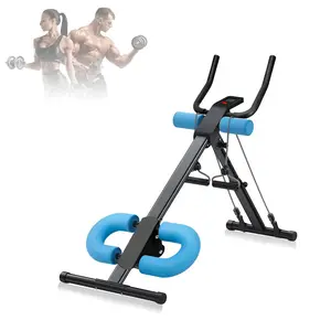 Adjustable Foldable Ab Machine with Knee Support Core Trainer for Home Abdominal Workouts 463lbs Weight Capacity hiit workout dipped gloves board winter hand warmer adjustable buckle body Multi-Purpose Utility Bench massager flexibility exercise repair d