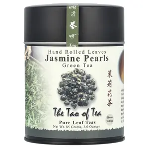 The Tao of Tea Hand Rolled Leaves, Green Tea, Jasmine Pearls, 3 oz (85 g)