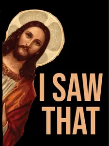 {QR'd} Jesus Saw That QR Code Shirt - Soft and Comfortable Cotton Tee - Casual