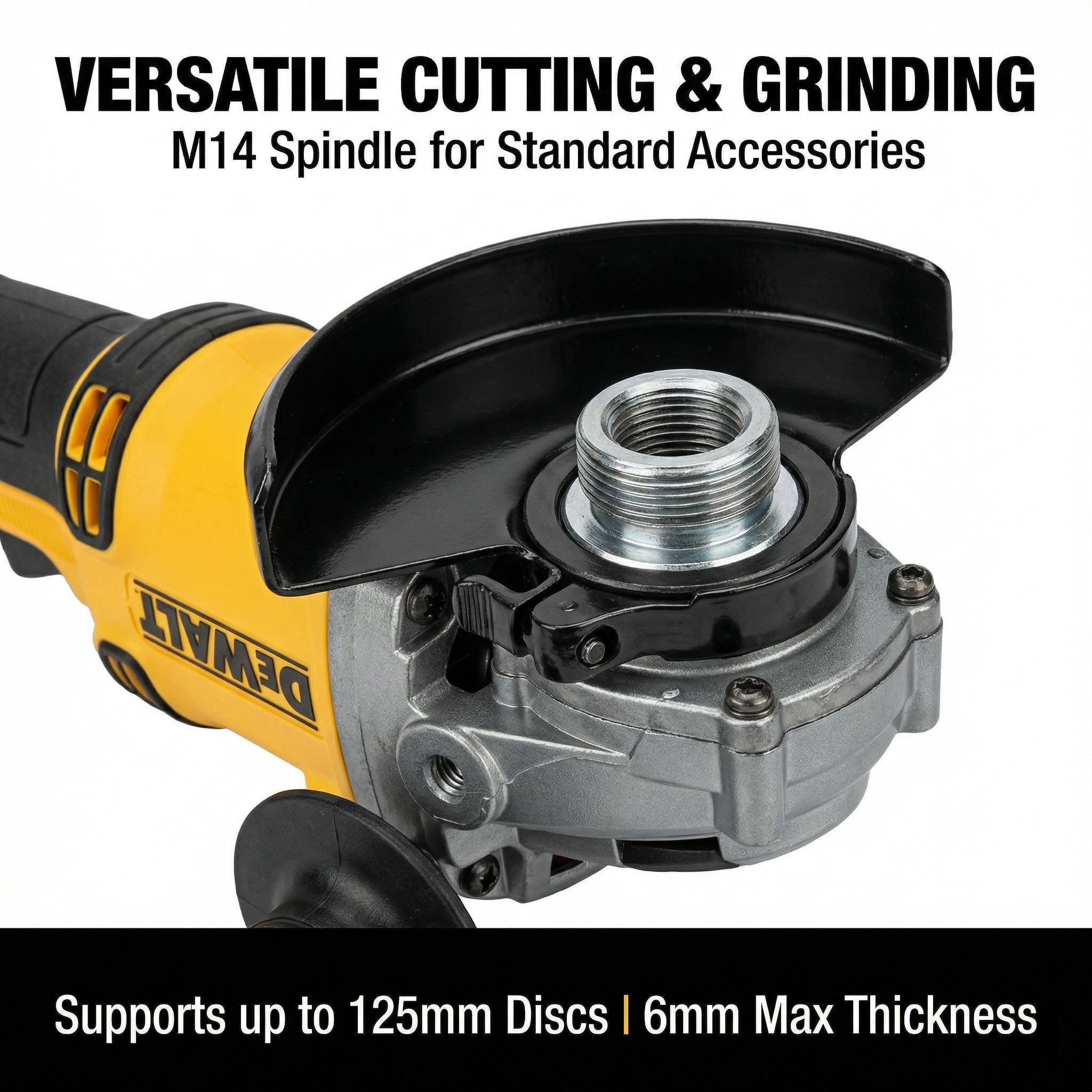 Dewalt DCG405 125 Cordless Grinder Kit With Battery And Charger For Cutting And Polishing Applications Electric Tool With 800W Power