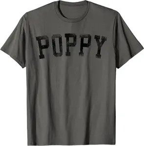 Poppy - Classic Bold Font Birthday Poppy T-Shirt