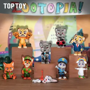 【TOPTOY】Disney Zootopia Childhood Photo Studio Series Figures Blind Box, Cute Figures, Desktop Ornament, Collectible Toys, Birthday & Mothersday Gift,Summervibes summerwins