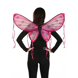 Adult Pink Floral Costume Wings