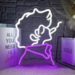 Cowboy Neon Sign Beer Bar Bedroom Light Las Ve Gas Cowboy Sign Glass Neon Signs for Office Pub Cafe Man Cave Neon Light Art Wall Lights