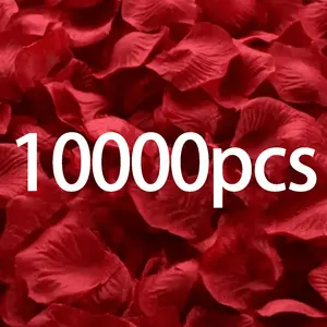 10000 Artificial Silk Rose Petals, Wedding Decor, Realistic Silk Rose Petals, Never Fade, Romantic Gift, Hallway & Room Decoration, Wedding Floral Decorations