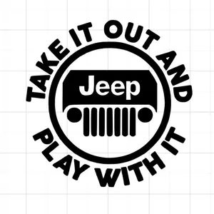 Take It Out Jeep Decal Off Road