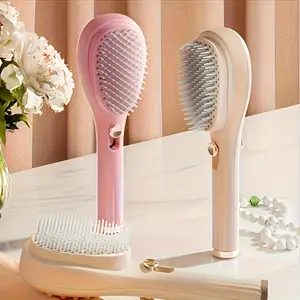 1pc Detachable Hairbrush multi-functional hair comb-scalp massage hair comb for All Hair Types - Portable Telescopic Design, press to easily remove hair dirt, dual-purpose for bathing and combing hair, curly hair brush