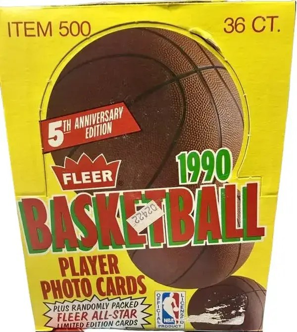 1990 Fleer 5th Anniversary Edition Basketball Packs