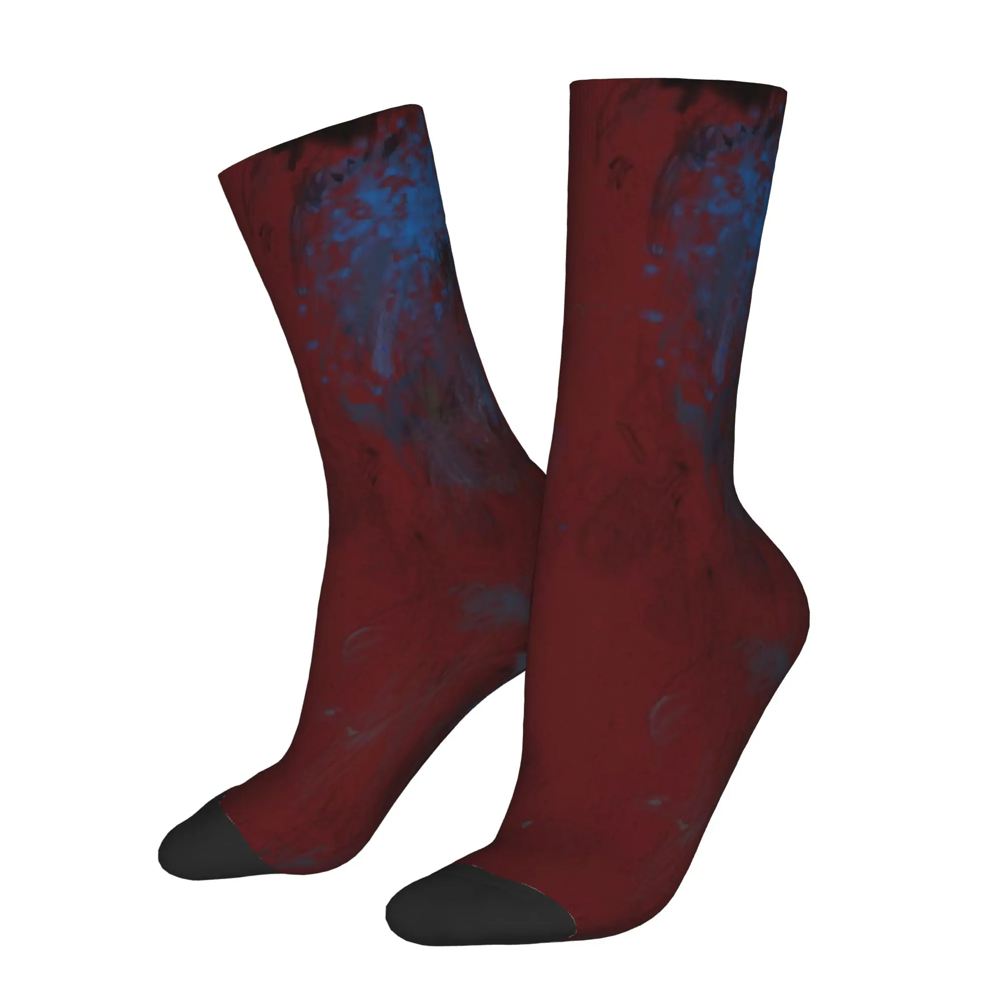 Custom Abstract Art Socks - 3D Printed Mid-Calf Socks, Limited Edition Artist Design, Your Own Design Welcome, Unisex Artistic Socks for Men & Women, Unique Gift Idea