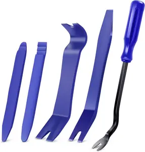 Nilight 5PCS Auto Trim Removal Tool Set for Car Audio Dash Panel Window Molding Fastener Remover Tool Kit Automotive