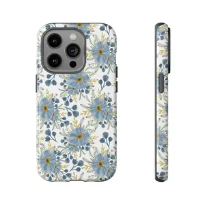 Blue Meadow Bloom iPhone Case