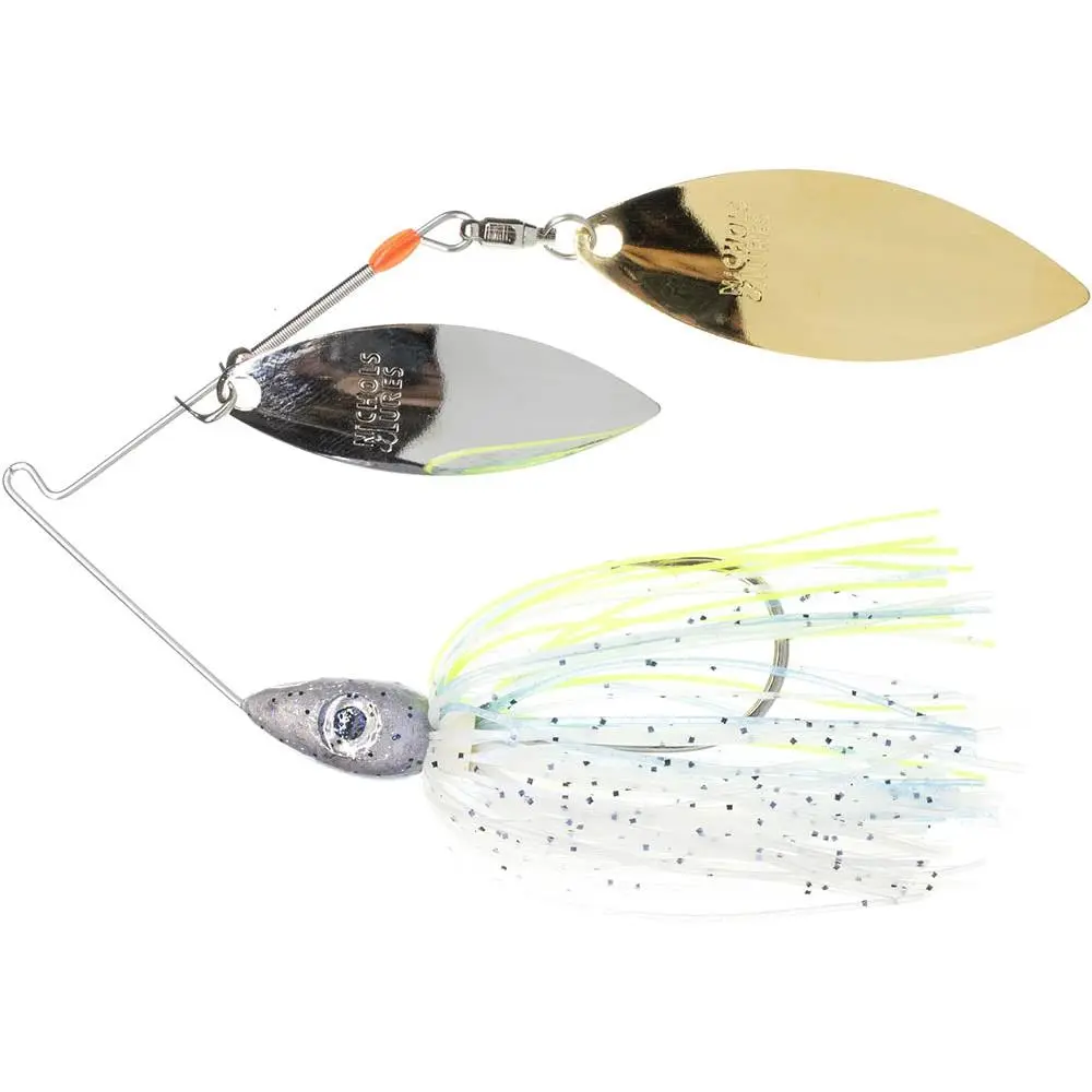 Nichols Lures Pulsator Electrum Series Double Willow Spinnerbait