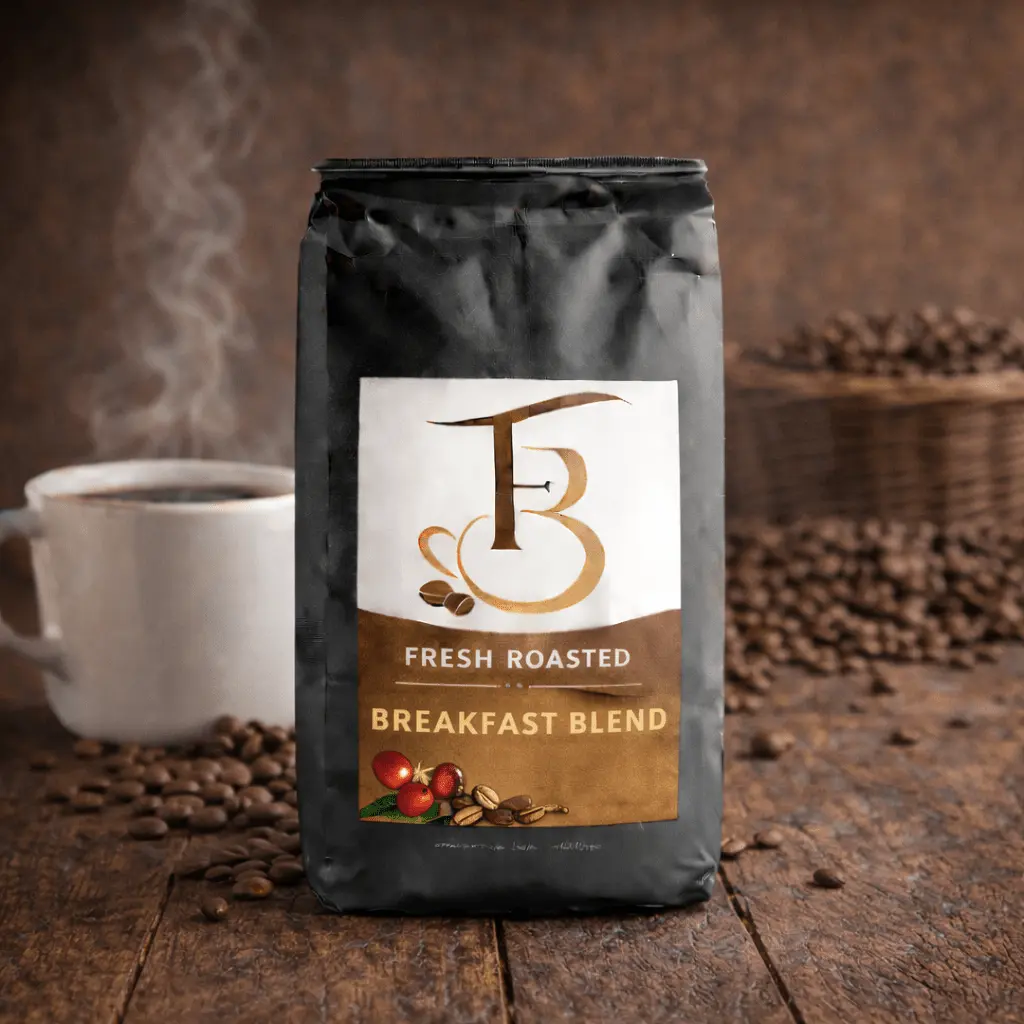 Breakfast Blend Coffee – Light Roast with Walnut, Apple & Toffee Notes