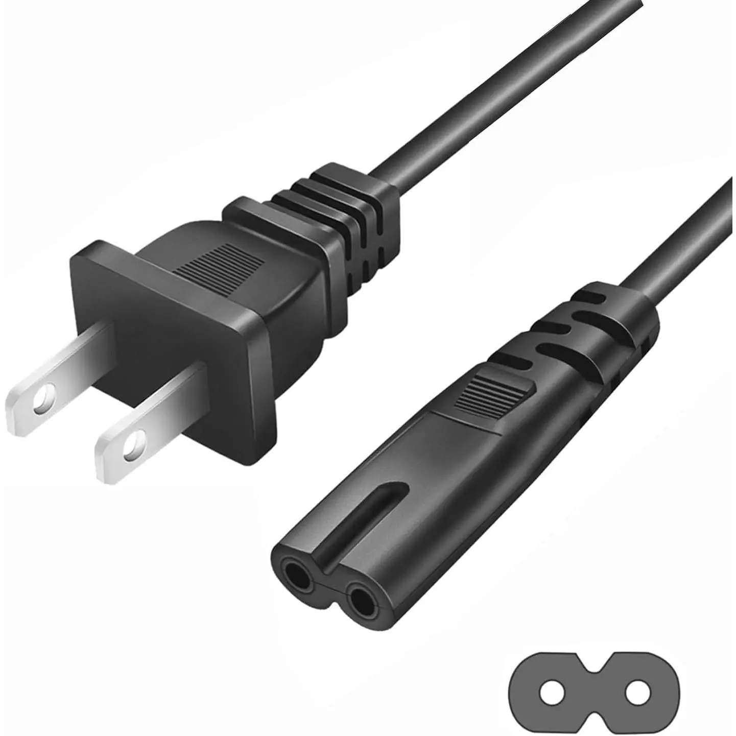 10 Ft Power Cord Compatible with Sony PS5, PS4, PlayStation 5, Xbox One S/X Series X/S