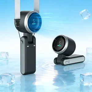 On-the-Go Portable Handheld Turbo Fan – Perfect for Outdoor Activities, Travel and Working Anywhere