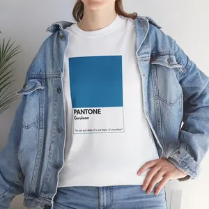 Cerulean Pantone Shirt, It's Not Just Blue It's Cerulean Tee, Devil Wears Prada Fan Gift, Miranda Priestly Quote Shirt
