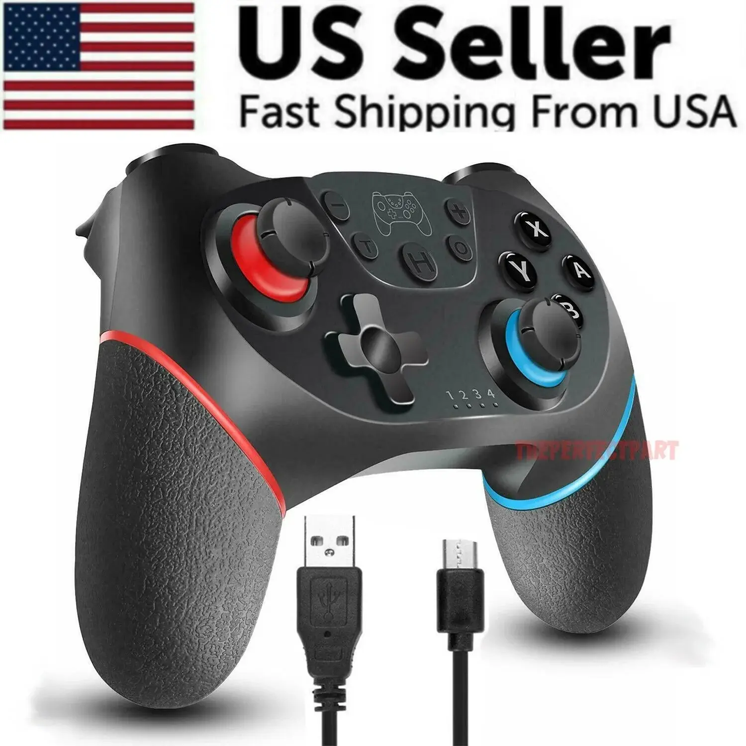 Wireless Pro Controller Gamepad for Nintendo Switch Joypad Joystick Remote USA Does not apply