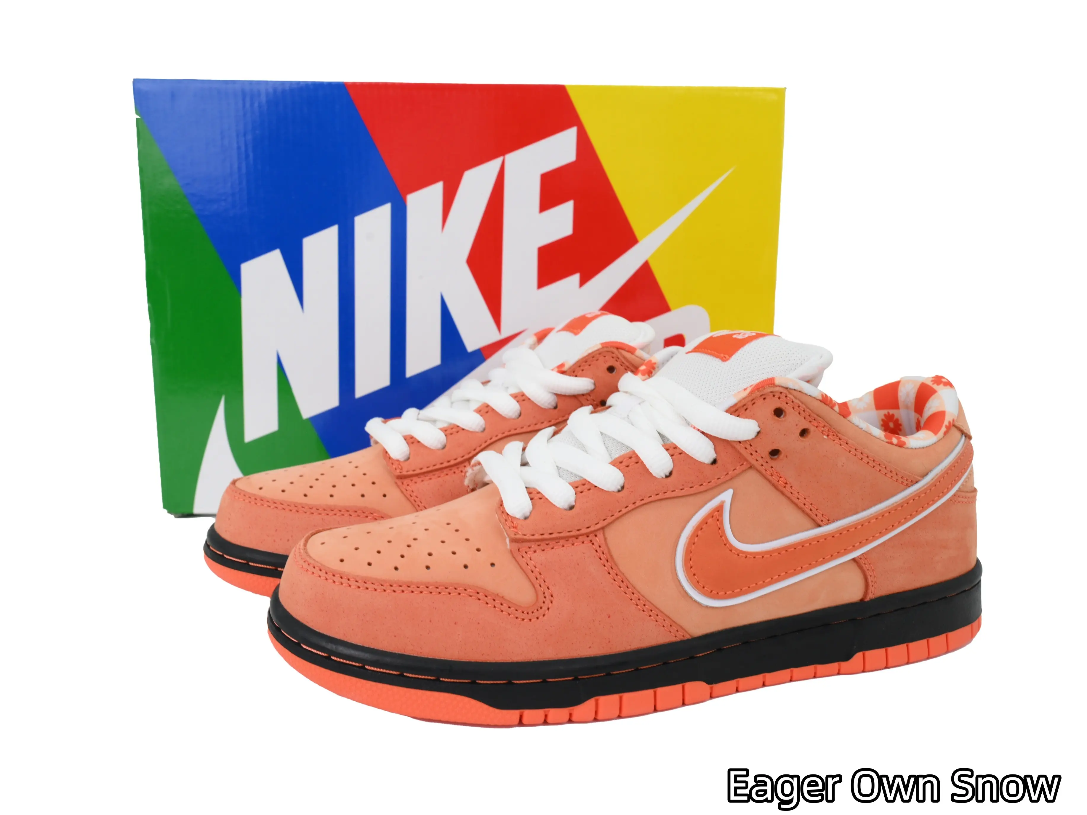 Earth Tone Retro Casual Skate Shoes | Full Soft Orange Flocked Suede Panel With White Edge Stitching Detail | Hidden Orange Plaid Interior Lining | Wear Resistant Traction Outsole | Versatile Light Walking Footwear for Men Women Youth