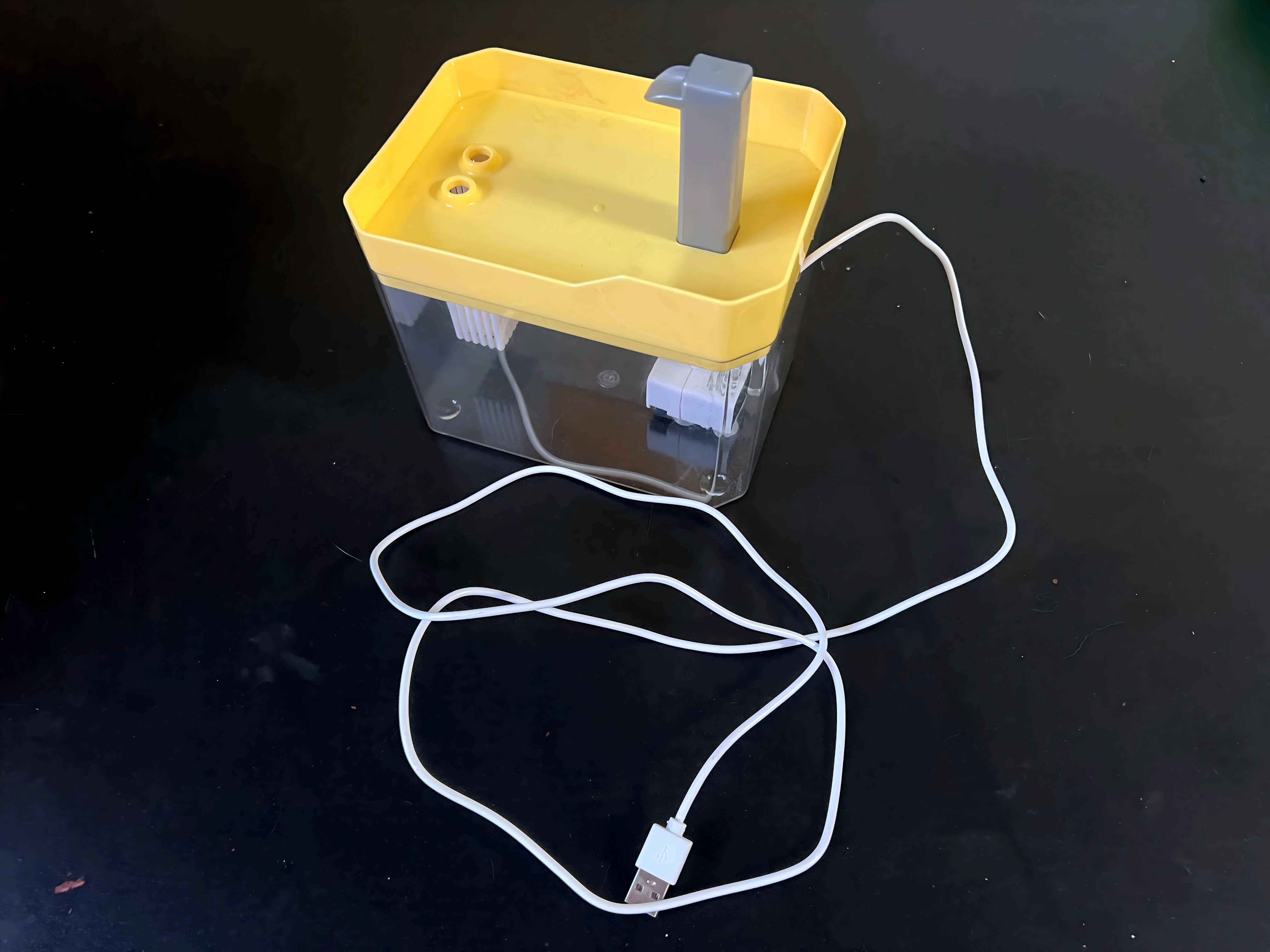 Indoor Automatic Pet Water Fountain for Small/Medium Dogs & Cats, Food-Grade Transparent ABS Plastic, Quiet Design, Large Capacity, Continuous Fill, Hydration Boost Device, External USB Power Supply, Disassemble-and-Wash Feature