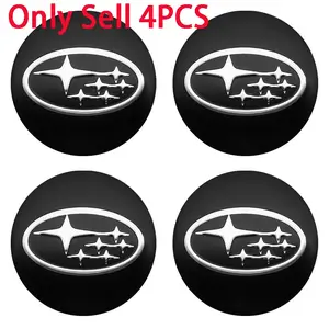 4PCS 56mm Car Wheel Hub Center Cap Emblem Stickers For Subaru STI Forester Impreza Legacy Outback XV BRZ WRX Tribeca