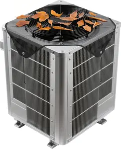 Central Air Conditioner Covers for Outside Units 26*26 Breathable Universal AC Covers Outdoor, Mesh Air Conditioning Cover - Leaf Guard with 4 Resilient Bungee Ropes