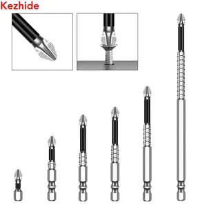 K5 Non-slip High Hardness Bit S2 Strong Magnetic 5A Black Non-slip Cross Head Electric Drill Electric Screwdriver Bit Size:(25mm,50mm,65mm,70mm,90mm,150mm)*2