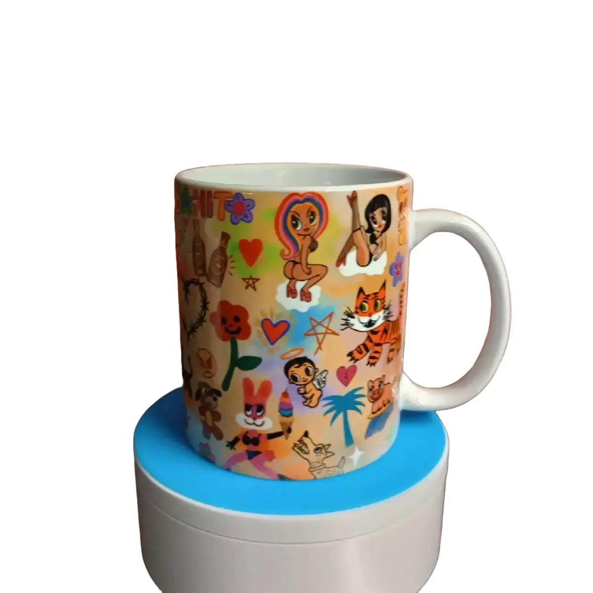 11 oz Manana Sera Bonito Ceramic Coffee Mug - Drinkware