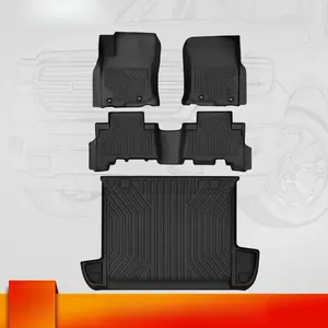 For 2013-2024 Toyota 4Runner Floor Mats & Cargo Liner All Weather TPE 3D Molded